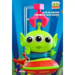 Toy Story - Alien on Spaceship (Fluorescent Color Version)