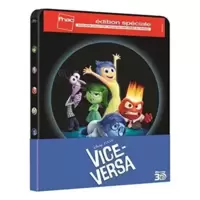 Vice-versa Steelbook Blu-ray 3D + 2D Edition spéciale collector et son livret de 76 pages inédites