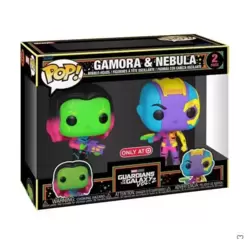 Marvel Guardians Of The Galaxy Vol 2 - Gamora & Nebula Blacklight 2 Pack