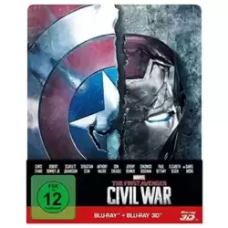 The First Avenger-Civil War-3d+2D-Steelbook Blu-Ray