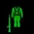 Super7 ReAction - G.I. Joe - G.I.Joe Trooper - Greenshirt (Glow Patrol)
