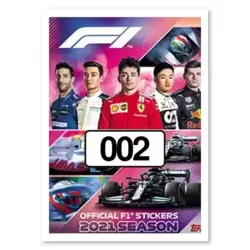 F1 2021 official sticker album - Introduction