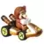 Hot Wheels Mario Kart - Tanooki Mario - Standard Kart