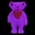ReAction Figures - Dancing Bear GlowHaight Purple