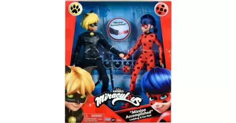 Miraculous Ladybug Mission Accomplished Action Doll Bundle for