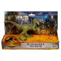 Ian Malcolm & Velociraptor