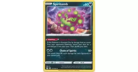 Spiritomb Pokemon Card