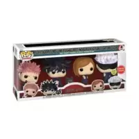 Jujutsu Kaisen - Yuji Itadori GITD, Megumi Fushiguro, Nobara Kugisaki & Satoru Gojo 4 Pack