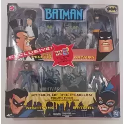 Attack Of The Penguin - The Penguin, Batman, Nightwing & Catwoman