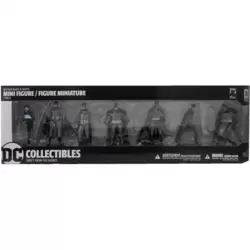 Batman Black & White PVC Minifigure 7-Pack - Box Set #3