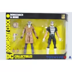 Watchmen Doomsday Clock - Rorschach & Mime