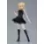 Female Body (Yuki) with Black Corset Dress Outfit