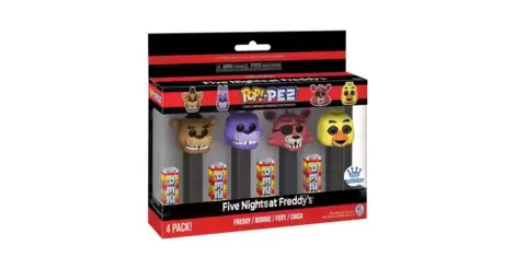  Funko Pop! PEZ: Five Nights at Freddy's Holiday - Freddy : Toys  & Games