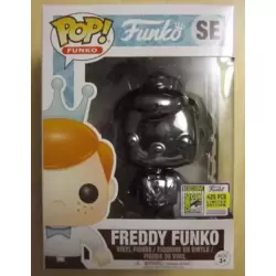 Freddy Funko Tuxedo - Chrome Silver - SDCC