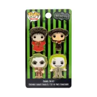Beetlejuice - 4 pin's set
