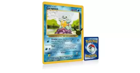 Carte Pokémon CARAPUCE Jumbo XXL - 25ème Anniversaire - Asmodée
