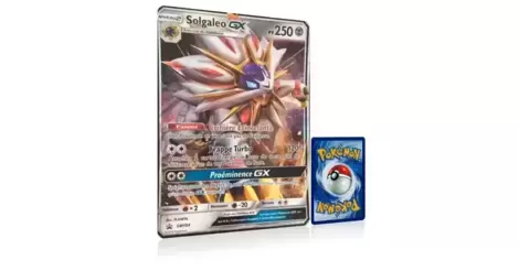 Carta Pokémon Lendário Solgaleo Gx Jumbo Extra Grande