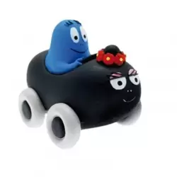 Barbibul dans sa voiture