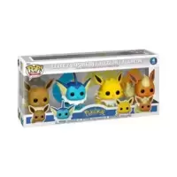 Pokemon - Eeve, Vaporeon, Jolteon & Flareon 4 Pack