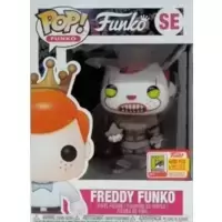 Freddy funko as Pennywise