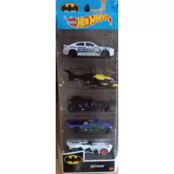 Hot Wheels Batman 5-Pack