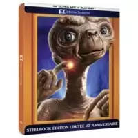 E.T, l'Extra-Terrestre [4K Ultra HD + Blu-Ray-Édition boîtier SteelBook 40ème Anniversaire]