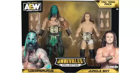 Luchasaurus & Jungle Boy Tag Team Pack - AEW - Unrivaled action figure