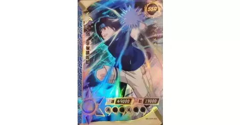 SSR Sasuke Uchiha Naruto Trading Card Anime CCG TCG