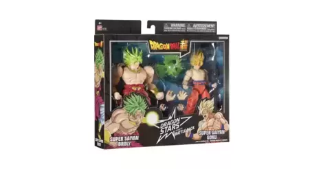 Dragon Stars Battle Pack Super Saiyan Goku (Battle Damage Ver.) Vs Super  Saiyan Broly - Action Figure Set 