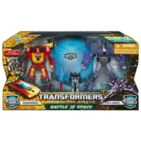 Rodimus vs Cyclonus