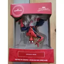 Spider-Man Hanging Upsidedown Red Box