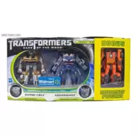 Transformers Dark of the Moon Bumblebee vs Soundwave with Bonus Rodimus 2010