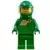 Classic Space - Green with Air Tanks and Motorcycle (Standard) Helmet with Visor (Pete)