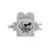 Lego Trolls World Tour Minifigures - Cloud Baby Light Bluish Gray with Sticker