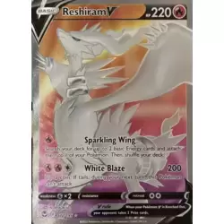 Reshiram V (Full Art) (172/195) [Sword & Shield Silver Tempest