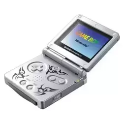 Game-Boy Advance SP Tribal Edition - Argent