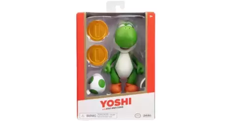 Yoshi with Egg and Coins (Jakks Gold) - World of Nintendo figure