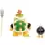 World of Nintendo - Bowser Jr. with Paint Brush and Bob-Omb (Jakks Gold)