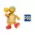 World of Nintendo - Fire Bro with Fire Balls and Pow Block (Jakks Gold)