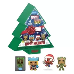 Marvel - Happy Holidays! 4 Pack