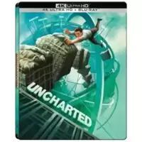 Uncharted [4K Ultra HD + Blu-Ray-Édition boîtier SteelBook]