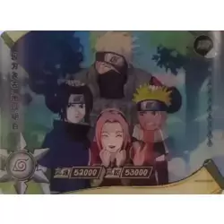 Kakashi, Sasuke, Sakura & Naruto