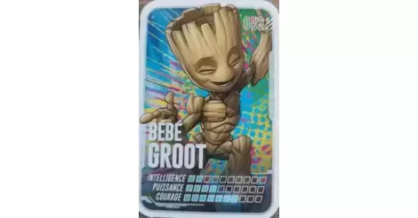 Bébé Groot - Cartes Marvel - Pars en Mission - Leclerc 052