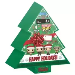 The Office - Happy HolidayTree Box 4 pack