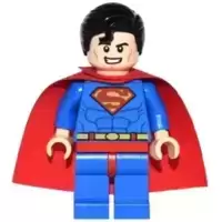 Superman - Red Eyes on Reverse, Shiny Starched Cape