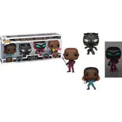 Black Panther :Wakanda Forever - Nakia, Black Panther, Ironheart MK 2 & Okoye 4 Pack