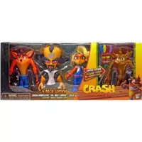 Crash, Coco, Dr. Neo Cortex & Golden Crash