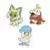 Pokemon Center - Sprigatito, Fuecoco & Quaxly Pokémon Pins (3-Pack)