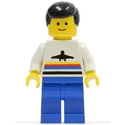Airport - Classic, Blue Legs, Black Male Hair