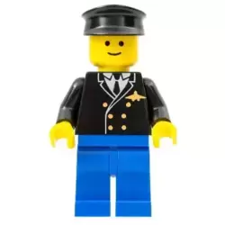 Airport - Pilot, Blue Legs, Black Hat